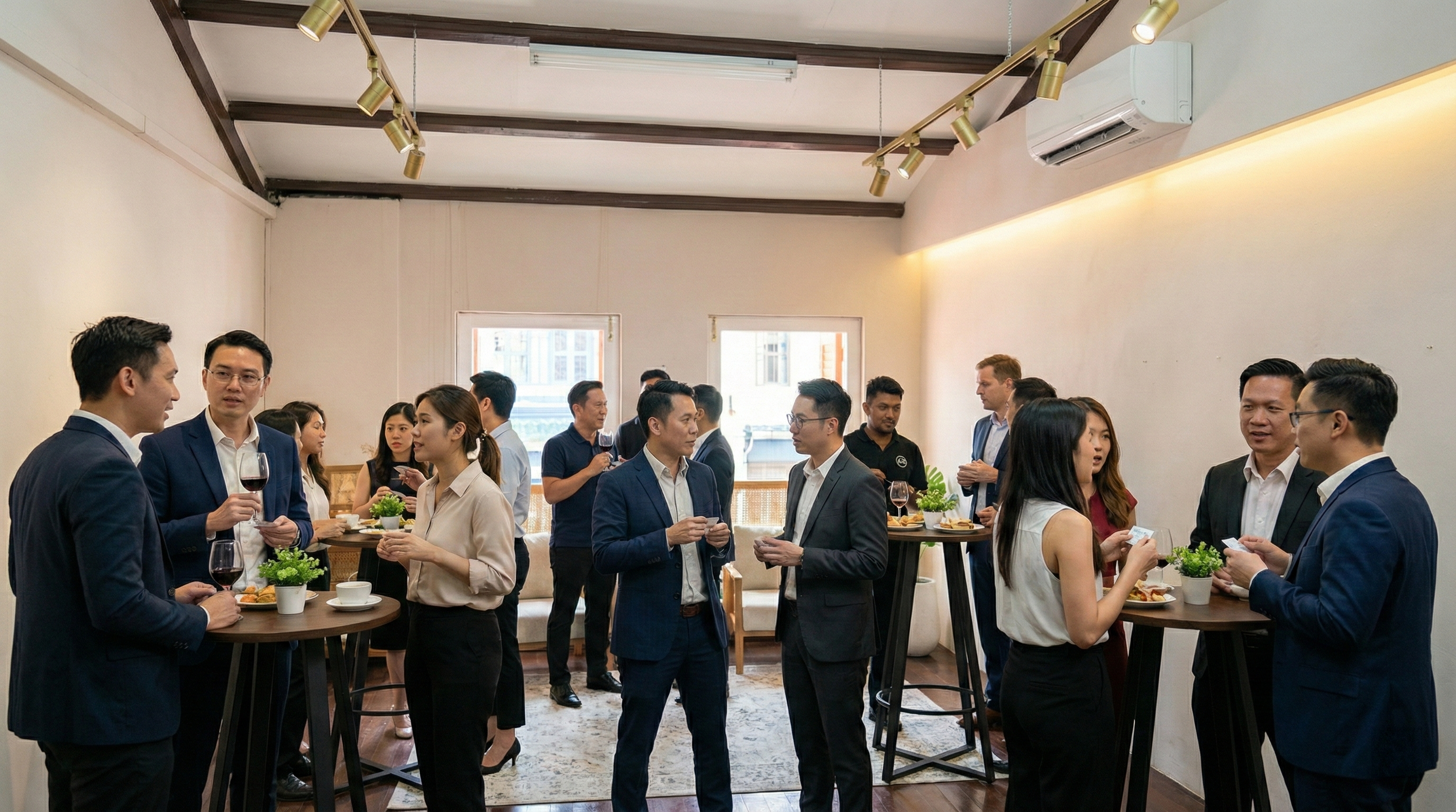 Networking session at the Studio @ Bussorah