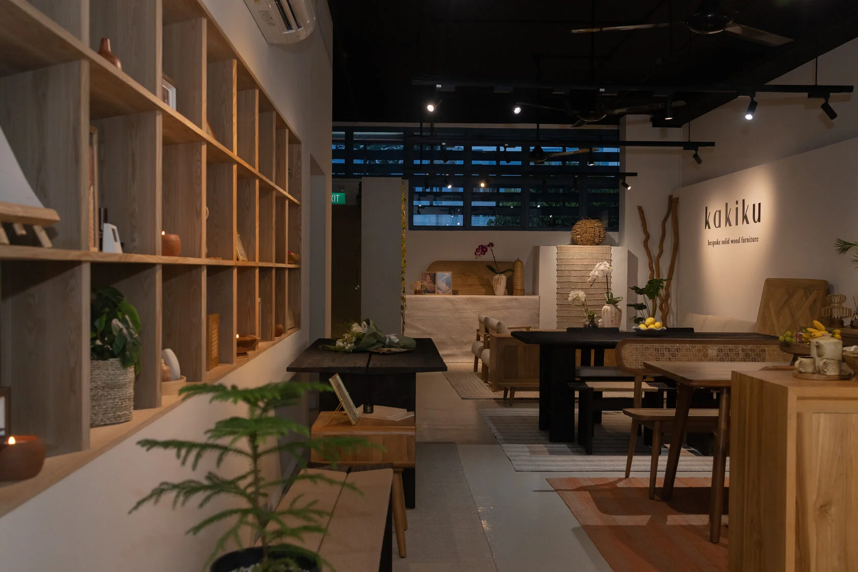 The Atrium Main View - Premium Biophilic Coworking Space in Singapore with natural light and lush greenery